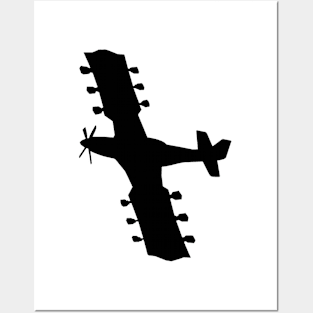 GUITAR AIRPLANE -1 Posters and Art